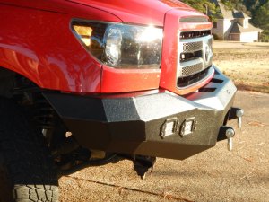Toyota Tundra Front Bumper - DV8 Offroad - Steel Construction, 2 Stage Powder Coat Finish - Textured Black - `07-`13 Toyota Tundra Front Bumper - DV8 Offroad - Steel Construction, 2 Stage Powder Coat Finish - Textured Black - `07-`13